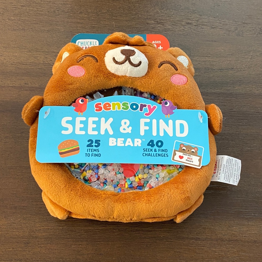 Chuckle & Roar Sensory Seek & Find Bear 25 Items To Find Bear-Y Awesome!